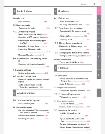 toyota land cruiser prado 2020-2021 navigationinfotainment system manual